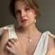 Кольє з рожевого кварцу та барочної перлини, позолота 1902 фото 4