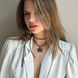 Кулон каштан на чорному шнурочку 243 фото 2