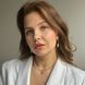 Рожеве кришталеве кольє з сердечком в золоті 824 фото 5