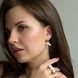 Сережки з рельєфною пташкою та фурнітурою золотого кольору 811 фото 2